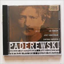 Ian Hobson, Ignacy Jan Paderewski, Jerzy Maksymiuk, Sinfonia Varsovia,  Ignace Jan Paderewski, Ian Hobson