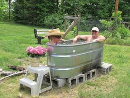 Wood Fired Hot Tub In A Day Hot Tub Outdoor Tub Hot Tub Outdoor