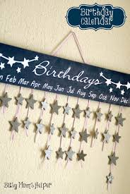 Birthday Calendar Diy Diy Calendar Birthday Calendar Diy Birthday