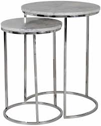 End table (set of 2). Lacey Marble Top Side Table Set Of 2 Cfs Furniture Uk