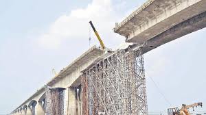 Phaphamau bridge on river ganga. Govt Nod To Rs 1 948 Cr Bridge Over Ganga