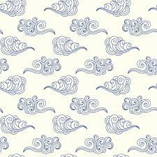 Japanese, Chinese Ocean Waves, Clouds Pattern 3443158 Vector Art At Vecteezy