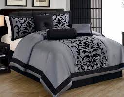 21 Piece Gray Black Comforter Sheet Curtain Set Queen Size Dg6 Luxury Bedding Master Bedroom Comforter Sets Bed Comforter Sets