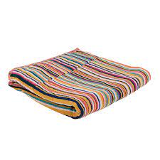 Thicker than our other picks, it feels luxe and substantial, like a hot water will prevent white towels from getting dingy, but will fade colors more quickly, so wash your bright towels in warm or cold. Sainsbury S Home Bright Stripe Hand Towel Bath Towel Sainsbury S