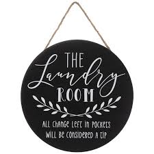  Laundry Room Round Wood Wall Decor Hobby Lobby 1793033 In 2021 Laundry Room Wall Decor Laundry Room Decor Diy Wall Decor Laundry
