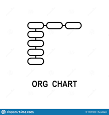 Organizational Chart Icon Element Of Business Structure