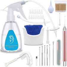 Amazon Com Earwax Removal Kit Angela Alex Ear Wax Cleaning Tool Including Ear Spray Bottle Bulb Syringe Ear Pick Kits For Cleaning And Flushing Health Personal Care