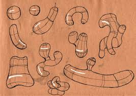 Turn 3d models into drawings; Organic Shapes Organic Shapes Art Organic Shape Design Organic Shapes
