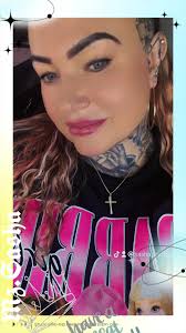 Bald Full Tattooed Girl