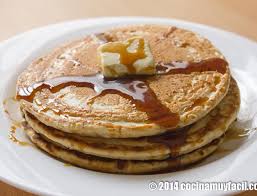 Como Hacer Hot Cakes Caseros Receta Cocina Muy Facil Receta Harina Para Hotcakes Comida De Navidad Recetas De Comida