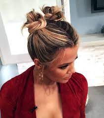 30 Cool Looking And Easy Buns For Long Hair Bun Hairstyles For Long Hair Kardashian Hair Khloe Kardashian Hair
