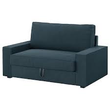 Vilasund sofa bed with chaise longue può essere facilmente rinnovato con le nostre coperture fatte a mano che includono: Vilasund Divano Letto A 2 Posti Hillared Blu Scuro Ikea Divano Letto Futon Divano Letto 2 Posti