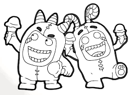 Bubakids oddbods newt free and printable coloring pages newt, oddbods for preschool, kindergarten and elementary school children to print and color. Top 22 Printable Oddbods Coloring Pages Online Coloring Pages