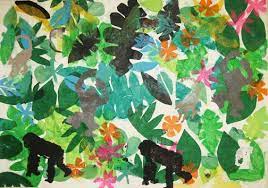 Going To The Zoo Elementary Art Projects Jungle Art Zoo Art