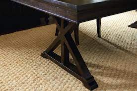 Ashton turned legs wood dining table. 17 Elegant Classic Trestle Tables