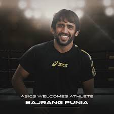 Ironically, out of eight qualified wrestlers, only seven seem surety for the olympics as sumit malik (125kg. Asics Signs Bajrang Punia To Promote Its Wrestling Range In India News Campagnes 1113507