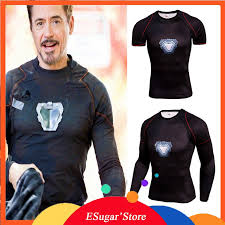 Iron man has been through some dangerous battles with the avengers, and he led the charge once. Men 3d Tshirt Marvel Super Hero Ironman T Shirt Men Tee Compression Shirt High Elastic Tight Shirt Shopee Philippines