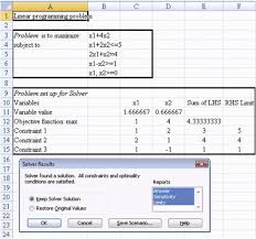 To generate one (or all) of these reports, select the. Linear Programming Problem An Overview Sciencedirect Topics