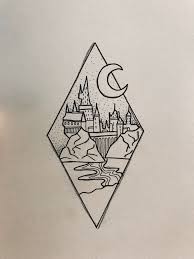 Meu objetivo é postar desenhos das melhores qualidades para as pessoas que estão entereçadas em fazer uma tatuagem de. P I N T E R E S T Surnair16 Tatuagens Harry Potter Arte Com Rabiscos Desenhos Simples Para Desenhar