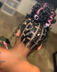 Bind your hair up precisely in a ponytail actually low at the back of your head. 40 Easy Rubber Band Hairstyles On Natural Hair Worth Trying Coils And Glory