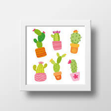  Wa 081 946 542 871 Poster Zwart Wit Cactus Poster Kaktus Poster Hitam Dan Putih Art