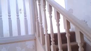 I thought maybe i'd paint them white and add a runner down the middle, either paint with a design or with carpet. How To Change A Wood Stained Staircase To White Gloss The Finished Look Youtube