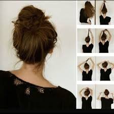Luckily, this quickie technique only requires a high ponytail, a. Step By Step Teaching You How To Do A Perfect Messy Bun Normal Bun Hair Styles Long Hair Styles Hair