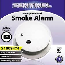 It is good practice to change the batteries once or twice a year and normally completely replace the smoke alarm after 10 years or when the manufacturer recommends. Sentinel Battery Operated Smoke Detector 9 Volts Per 6 Each Walmart Com Walmart Com