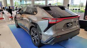 The bz4x concept is similar in shape and size to the rav4 crossover but lower, with a longer wheelbase and sharper styling. Toyota Bz4x Concept Previews Electric Suv For 2022 Real World Pics