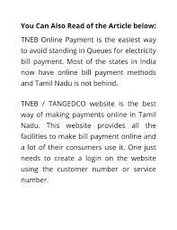 Consumers now are able to pay their electricity bills online on the official website. Ppt Tneb Online Payment Powerpoint Presentation Free Download Id 7360301