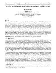 The oxidation of oils has important effects on the quality of oily foods, such as instant noodles. Http Www Aijcrnet Com Journals Vol 2 No 1 January 2012 20 Pdf