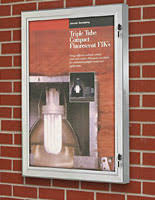 A wall mounting lockable notice board suitable for indoor or outdoor use. Outdoor Sign Holders Waterproof Poster Frames