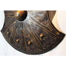 Shield of greek heroes like: Medieval Mediterranean Ancient Rome Trojan War Arms Shield Memento Wall Hanging Greek Mythology Achilles Spartan Warrior Cosplay Figurines Miniatures Aliexpress