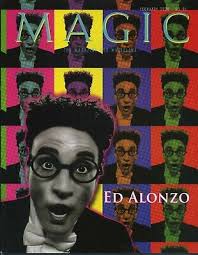 Ed Alonzo collection 8 items with signed photo and 3 magic magazines with  covers
