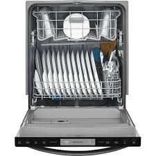 How do you reset your dishwasher? Ffid2426td In Black Stainless Steel By Frigidaire In Beattyville Ky Frigidaire 24 Built In Dishwasher