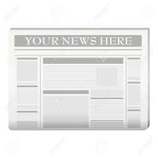 Historische zeitung bild vom tag. Zeitung Vorlage Die Ihre Eigenen Nachrichten Uber White Lizenzfrei Nutzbare Vektorgrafiken Clip Arts Illustrationen Image 6488209