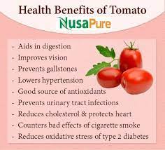 Nusapure On Twitter Health Benefits Of Tomatoes Include Eye Sight Good Gut Health Low Hypertension Diabetes Skin Problems And Urinary Tract Infections Health Healthylife Healthcare Nusapure Tomatoes Eye Eyesight Sikn Urinary Https T