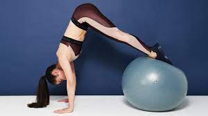 It increases your balance and stability. 4 Move Stability Ball Workout To Strengthen Your Core Self