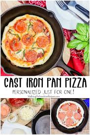 Cast Iron Pan Pizza Recipe Homemade Pizza Delicious Healthy Recipes Supreme Pizza Recipe