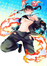 Kouji Seo (mangaka of Fuuka) drew Tamaki (Fire Force) in celebration of the  anime! : r/firebrigade