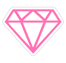 Pink Diamond Sticker By Mamisarah Tumblr Png Diamond Tattoo Designs Pink Diamond