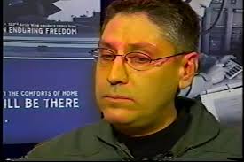 U.S. Air Force Senior Master Sgt. Mark Moss, interviews Maj. Robert  Schumacher. Schumacher was one of eight crew members onboard a C-130  Hercules from the 133rd Airlift Wing which was diverted by ...