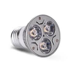 Ac Dc 12v 12 Volt 3w 1w X 3 Led Spot Light Bulb E26 E27 Par16 Screw So 12vmonster Lighting And More