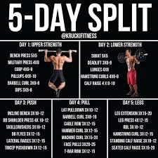 8 Powerful Muscle Building Gym Training Splits Weight Training Workouts Push Pull Workout Muscle Building Workouts
