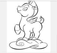 Shop coloring pages of baby. Baby Pegasus Color Page Baby Pegasus Drawing Disney Drawings Hercules Drawing
