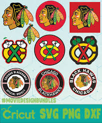 Chicago blackhawks logo png transparent. Chicago Blackhawks Nhl Bundle Logo Svg Png Dxf Movie Design Bundles