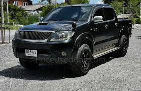 รายละเอ ยดขายรถกระบะ toyota hilux vigo โตโยต า ไฮล กซ ว โก 3 0 e prerunner รถป 2008 ส ดำ 4 ประต เคร องยนต 3000 cc เก ยร ธรรมดา เลขไม โตโยต า ด เซล รถบ าน