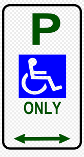 Plastic disable handicapped parking sign is ideal or business, parks, commercial and industrial installations. Sign Disabled Parking Disabled No Parking Signs Free Transparent Png Clipart Images Download
