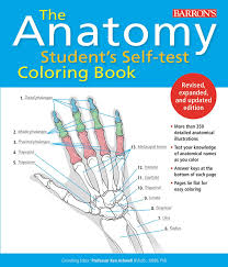 anatomy students self test coloring book amazon co uk ken