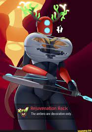 Rejuvenation Rack I The antlers are decorative only. - iFunny
